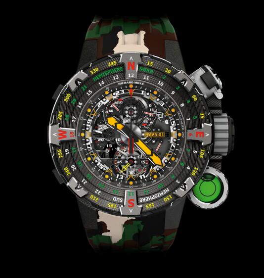 New Luxury Replica Richard Mille RM 25-01 Tourbillon Adventure Sylvester Stallone watch